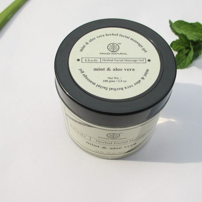 Khadi Natural Mint & Aloe Vera Massage Gel