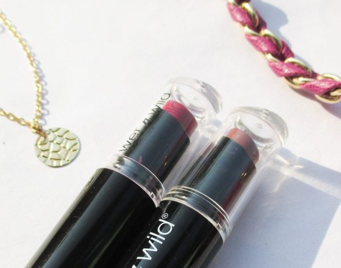 Wet n Wild MegaLast Lipsticks Mochalicious and Cherry Picking Review