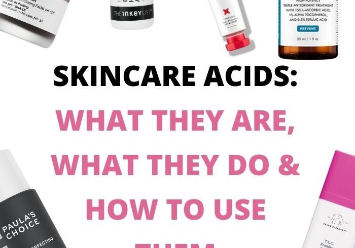 What are different skincare acids