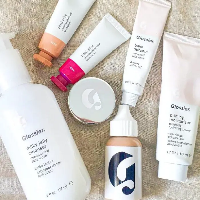best glossier skincare and makeup products